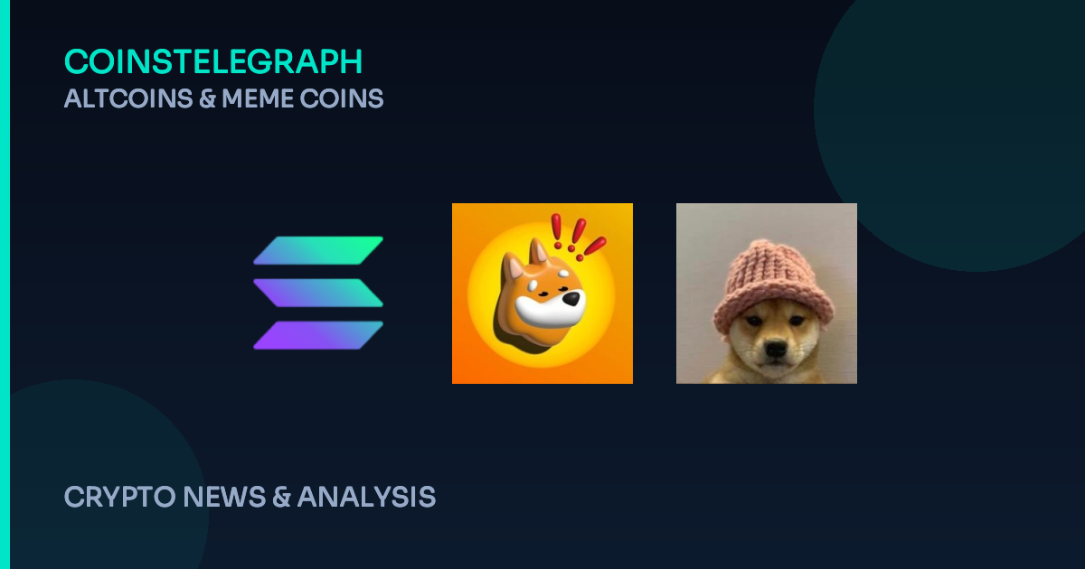 Solana Meme Coins Are Beating the Market Stagnation