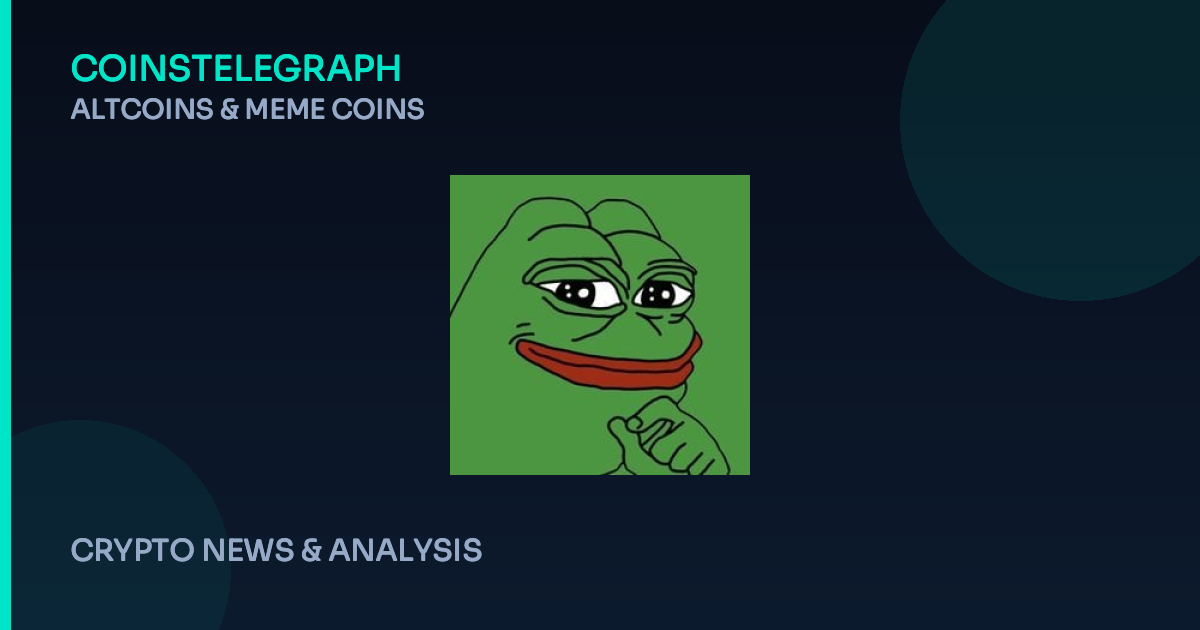 PEPE’s Price Pause Could Hint at Bigger Meme Coin Market Changes